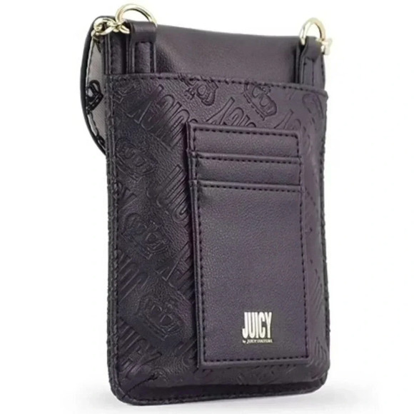 NWT Juicy Licorice Black Bright Lights Cellie Crossbody - Picture 5 of 8